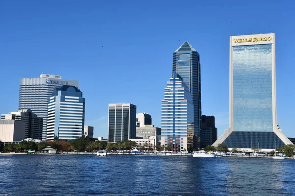 Jacksonville Nov Skyline Jacksonville Florida Seen Nov 2021 — Stockfoto