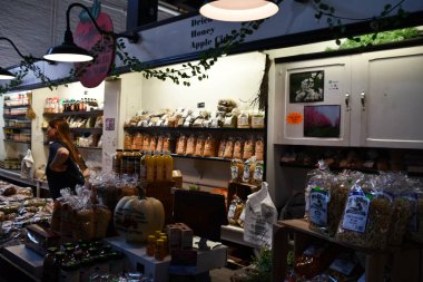 Pennsylvania 'daki Lancaster Merkez Pazarı, 4 Eylül 2021' de görüldüğü gibi..