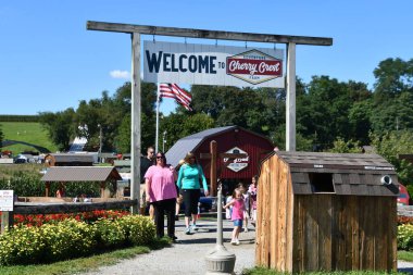 RONKS PA - SEP 4: Cherry Crest Adventure Farm in Ronks, Pennsylvania, as seen on Sep 4, 2021.