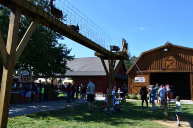 RONKS PA - SEP 4: Cherry Crest Adventure Farm in Ronks, Pennsylvania, as seen on Sep 4, 2021.
