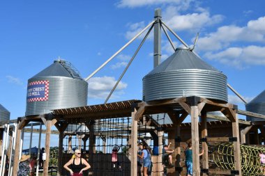 RONKS PA - SEP 4: Cherry Crest Adventure Farm in Ronks, Pennsylvania, as seen on Sep 4, 2021.