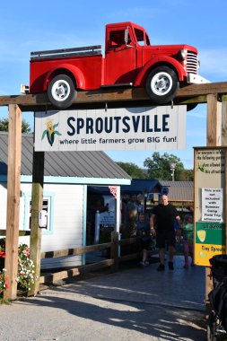 RONKS PA - SEP 4: Cherry Crest Adventure Farm in Ronks, Pennsylvania, as seen on Sep 4, 2021.