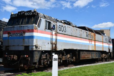 STRASBURG, PA - SEP 4: (Amtrak E60 No. 603 at Railroad Museum of Pennsylvania in Strasburg, PA, as seen on Sep 4, 2021.