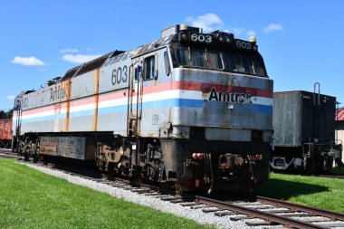 STRASBURG, PA - SEP 4: (Amtrak E60 No. 603 at Railroad Museum of Pennsylvania in Strasburg, PA, as seen on Sep 4, 2021.