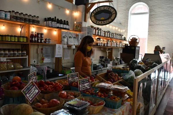 Lancaster Sep Lancaster Central Market Pennsylvania Seen Sep 2021 — Foto de Stock