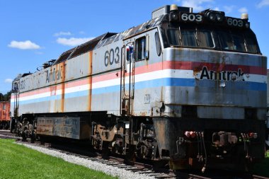 STRASBURG, PA - SEP 4: (Amtrak E60 No. 603 at Railroad Museum of Pennsylvania in Strasburg, PA, as seen on Sep 4, 2021.