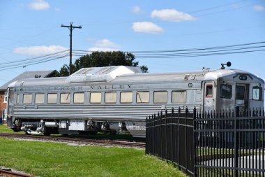 STRASBURG, PA - SEP 4: Lehigh Valley Railroad No. 40 at Railroad Museum of Pennsylvania in Strasburg, PA, as seen on Sep 4, 2021.