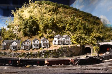 STRASBURG, PA - 4. SEP: Pennsylvania Demiryolu Müzesi Strasburg, PA, 4 Eylül 2021 'de görüldüğü gibi.