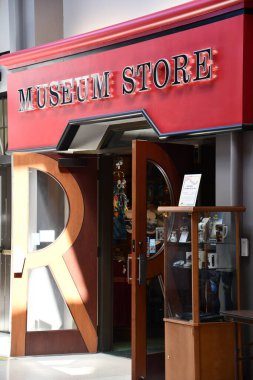 STRASBURG, PA - 4. SEP: Pennsylvania Demiryolu Müzesi Strasburg, PA, 4 Eylül 2021 'de görüldüğü gibi.