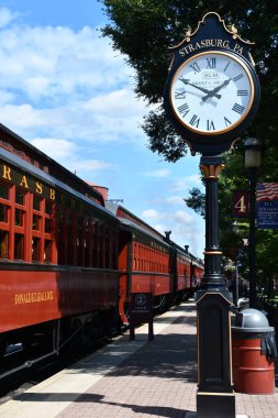 STRASBURG PA - 4. SEP Pensilvanya 'daki Strasburg Demiryolu, 4..