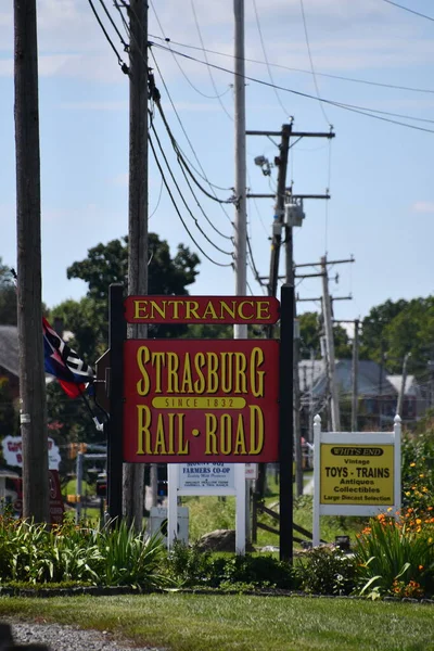 Strasburg Sep Strasburg Rail Road Pennsylvania Seen Sep 2021 — 스톡 사진