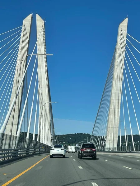 Westchester Noviembre Puente Mario Cuomo Entre Los Condados Westchester Rockland —  Fotos de Stock