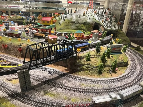 Ronks Sep National Toy Train Museum Ronks Pennsylvania Seen Sep — Stock Photo, Image