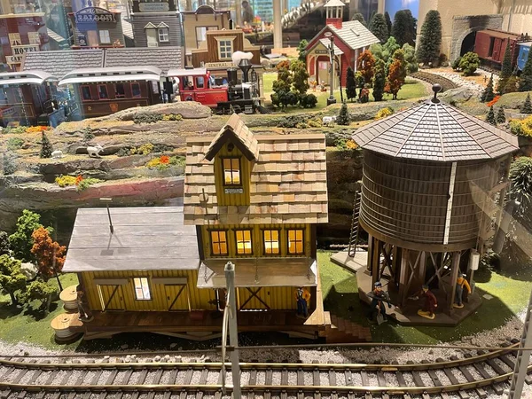 Ronks Sep National Toy Train Museum Ronks Pennsylvania Seen Sep — Zdjęcie stockowe