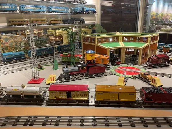 Ronks Pennsylvania Daki Ulusal Oyuncak Tren Müzesi Eylül 2021 Görüldüğü — Stok fotoğraf