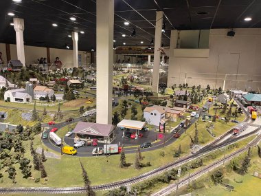 STRASBURG, PA - SEP 5: Choo Choo Barn in Strasburg, Pennsylvania, as seen on Sep 5, 2021. It is a 1700 sq ft train display consisting of over 150 hand-built animated figures and vehicles and 22 operating trains.