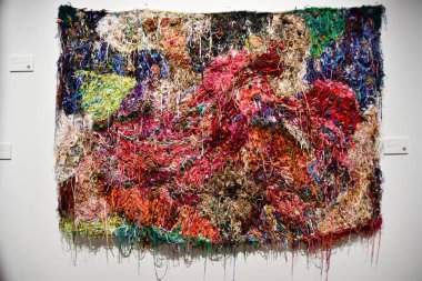 WESTPORT CT - 31 Temmuz 2022 'de Westport, Connecticut' taki MoCA Çağdaş Sanatlar Müzesi 'ndeki Sosyal İlişkiler Konferansında Çeken Kadınlar.