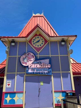 LANGHORNE, PA - JUN 5: Sesame Place in Langhorne, Pennsylvania, on Jun 5, 2022. The park includes a variety of rides, shows, and water attractions suited to young children.