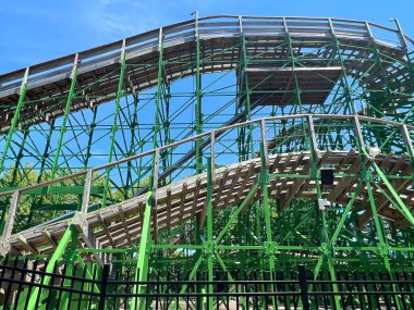 LANGHORNE, PA - JUN 5: Sesame Place in Langhorne, Pennsylvania, on Jun 5, 2022. The park includes a variety of rides, shows, and water attractions suited to young children.