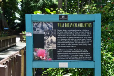 DAVIE FL - AUG 5: Flamingo Gardens in Davie, Florida, as seen on Aug 5, 2022.