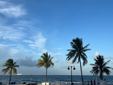 FORT LAUDERDALE FL - AUG 5: Fort Lauderdale Beach in Florida, as seen on Aug 5, 2022.
