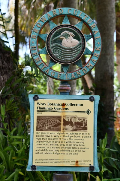 DAVIE FL - AUG 5: Flamingo Gardens in Davie, Florida, as seen on Aug 5, 2022.