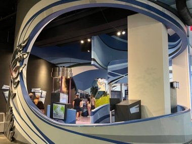 FORT LAUDERDALE FL - AUG 6: Museum of Discovery and Science in Fort Lauderdale, Florida, as seen on Aug 6, 2022.