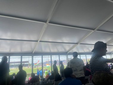 LAUDERHILL FL - AUG 6: India vs West Indies 1st T20 cricket match at Central Broward Park & Broward County Stadium in Lauderhill, Florida, as seen on Aug 6, 2022.