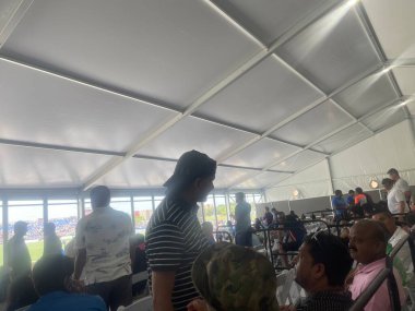 LAUDERHILL FL - AUG 6: India vs West Indies 1st T20 cricket match at Central Broward Park & Broward County Stadium in Lauderhill, Florida, as seen on Aug 6, 2022.