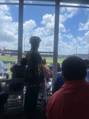 LAUDERHILL FL - AUG 6: India vs West Indies 1st T20 cricket match at Central Broward Park & Broward County Stadium in Lauderhill, Florida, as seen on Aug 6, 2022.