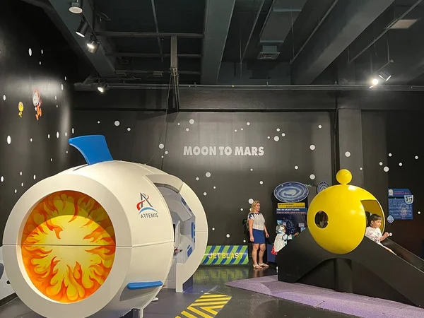 FORT LAUDERDALE FL - AUG 6: Museum of Discovery and Science in Fort Lauderdale, Florida, as seen on Aug 6, 2022.