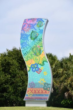 DELRAY BEACH FL - AUG 7: The Gateway Feature by Michelle Newman in Delray Beach, Florida, as seen on Aug 7, 2022.
