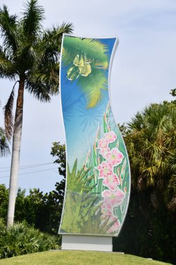 DELRAY BEACH FL - AUG 7: The Gateway Feature by Michelle Newman in Delray Beach, Florida, as seen on Aug 7, 2022.