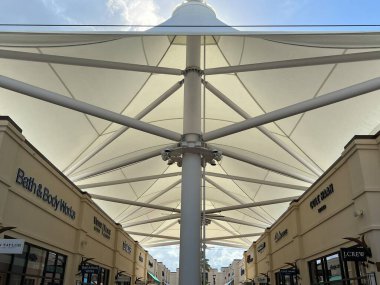 WEST PALM BEACH, FL - AUG 7: Tanger Outlets Palm Beach in West Palm Beach, Florida, as seen on Aug 7, 2022.