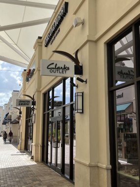 WEST PALM BEACH, FL - AUG 7: Tanger Outlets Palm Beach in West Palm Beach, Florida, as seen on Aug 7, 2022.