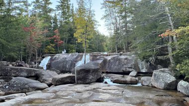 BARTLETT NH - SEP 24: Dianas Baths in Bartlett, New Hampshire USA, as seen on Sep 24, 2022.