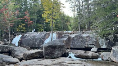 BARTLETT NH - SEP 24: Dianas Baths in Bartlett, New Hampshire USA, as seen on Sep 24, 2022.