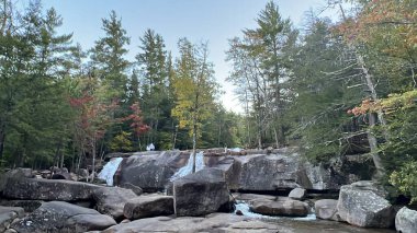 BARTLETT NH - SEP 24: Dianas Baths in Bartlett, New Hampshire USA, as seen on Sep 24, 2022.
