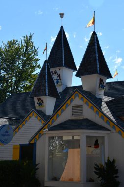 GLEN NH - SEP 24: Glen, New Hampshire 'daki Masal Diyarı Lunaparkı, 24 Eylül 2022.