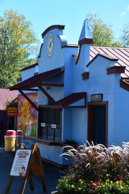 GLEN NH - SEP 24: Glen, New Hampshire 'daki Masal Diyarı Lunaparkı, 24 Eylül 2022.