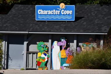 GLEN NH - SEP 24: Glen, New Hampshire 'daki Masal Diyarı Lunaparkı, 24 Eylül 2022.