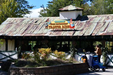 GLEN NH - SEP 24: Glen, New Hampshire 'daki Masal Diyarı Lunaparkı, 24 Eylül 2022.