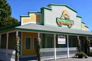 GLEN NH - SEP 24: Glen, New Hampshire 'daki Masal Diyarı Lunaparkı, 24 Eylül 2022.