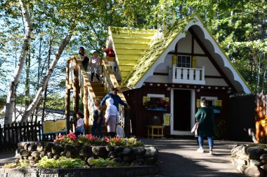 GLEN NH - SEP 24: Glen, New Hampshire 'daki Masal Diyarı Lunaparkı, 24 Eylül 2022.