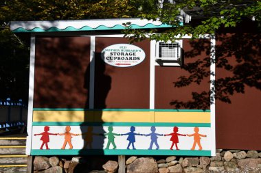 GLEN NH - SEP 24: Glen, New Hampshire 'daki Masal Diyarı Lunaparkı, 24 Eylül 2022.