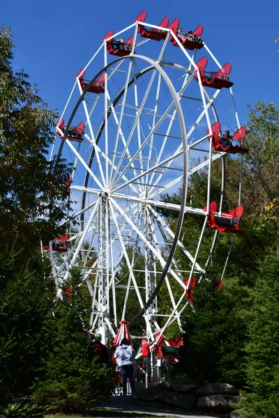 Jefferson Sep Grande Roue Noël Parc Attractions Santas Village Jefferson — Photo