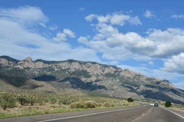 Driving around Albuquerque in New Mexico