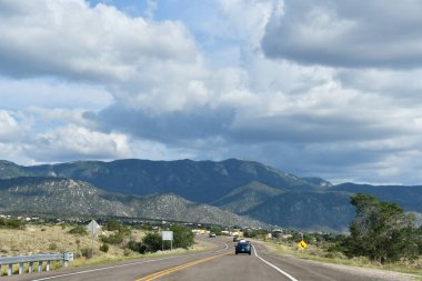 Driving around Albuquerque in New Mexico