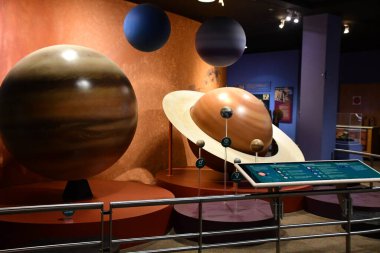 ALBUQUERQUE NM - 24 Temmuz 2021 'de New Mexico Doğal Tarih ve Bilim Müzesi Albuquerque, New Mexico' da görüldü..