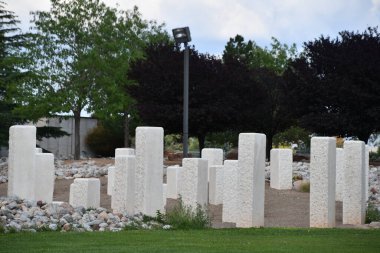 ALBUQUERQUE, NM - JUL 24: New Mexico Veterans Memorial in Albuquerque, New Mexico, as seen on July 24, 2021.
